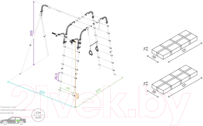 Игровой комплекс Romana Веселая лужайка-2 / 103.25.04- фото5