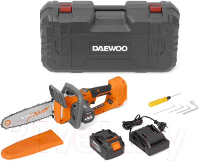 Электропила цепная Daewoo Power DACS 2021 Li SET- фото9