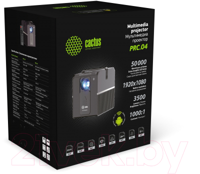 Проектор Cactus CS-PRC.04WT.Full HD-A- фото7