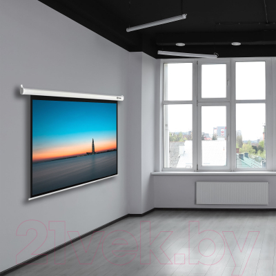 Проекционный экран Cactus SIlverMotoExpert CS-PSSME-220X138-WT- фото2, картинка2 Проекционный экран Cactus SIlverMotoExpert CS-PSSME-220X138-WT- фото2
