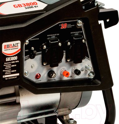 Бензиновый генератор Brait GB-3800- фото5