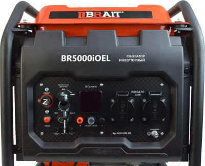 Инверторный генератор Brait BR5000iOEL- фото9