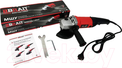 Угловая шлифовальная машина Brait BAG150/1400A- фото5
