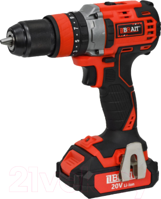 Аккумуляторная дрель-шуруповерт Brait BCDI20-2PUMBL PRO- фото