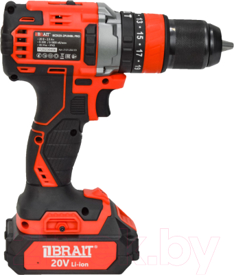 Аккумуляторная дрель-шуруповерт Brait BCDI20-2PUMBL PRO- фото3