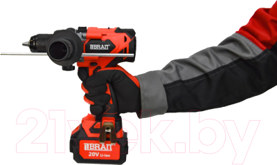 Аккумуляторная дрель-шуруповерт Brait BCDI20-4PUMBL-1 PRO- фото6