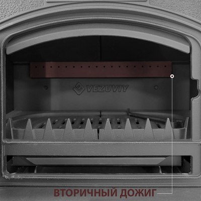 Печь отопительно-варочная Везувий KZ-14 S- фото3