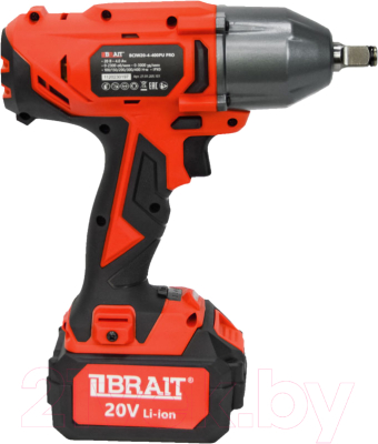 Аккумуляторный гайковерт Brait BCIW20-4-400PU PRO- фото3