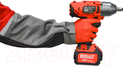 Аккумуляторный гайковерт Brait BCIW20-4-400PU PRO- фото5
