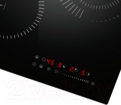 Индукционная варочная панель Maunfeld CVI453STBKC- фото6