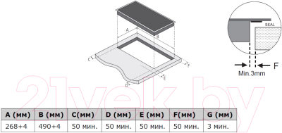 Электрическая варочная панель Weissgauff HV 312 BM- фото9