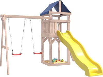 Игровой комплекс National Tree Company С качелями лодочка IgroWoods / ДКНП-1- фото