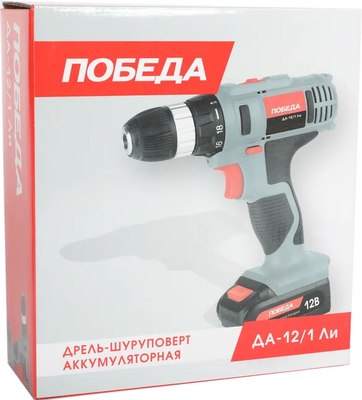 Аккумуляторная дрель-шуруповерт Победа ДА-12/1Ли- фото6