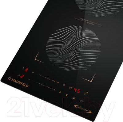 Индукционная варочная панель Maunfeld CVI292S2BBKF Inverter- фото6