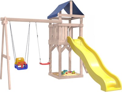 Игровой комплекс National Tree Company С качелями лодочка IgroWoods / ДКНП-5- фото