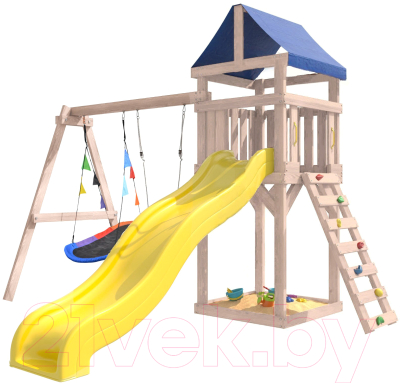 Игровой комплекс National Tree Company С качелями лодочка IgroWoods / ДКНП-7- фото2