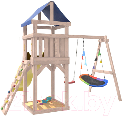 Игровой комплекс National Tree Company С качелями лодочка IgroWoods / ДКНП-7- фото3