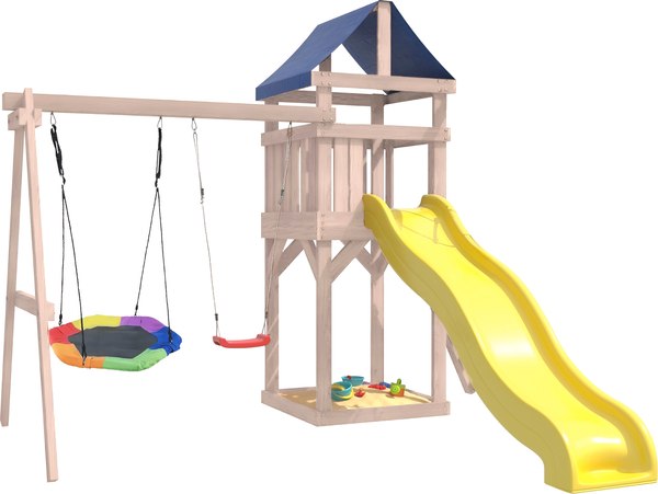 Игровой комплекс National Tree Company С качелями лодочка IgroWoods / ДКНП-13- фото