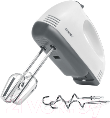 Миксер ручной Centek CT-1111 (белый/серый)- фото3