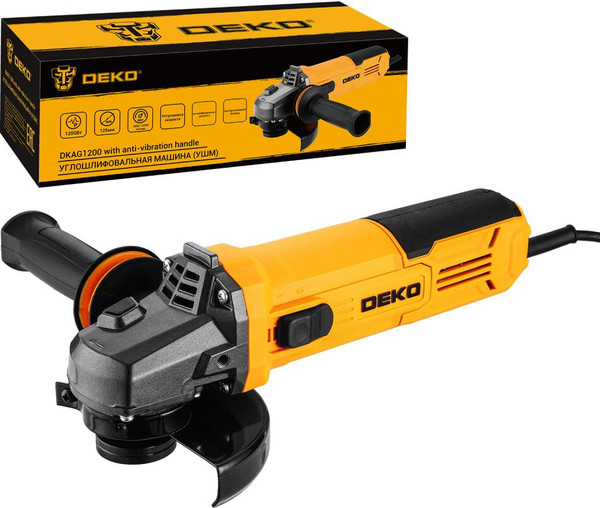 Угловая шлифовальная машина Deko DKAG1200- фото