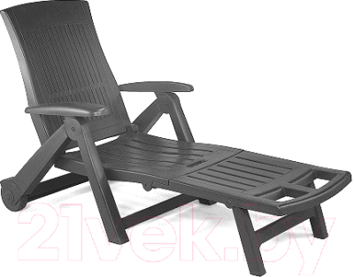 Складной шезлонг Ipae Progarden Zircone / ZIR18CА2- фото