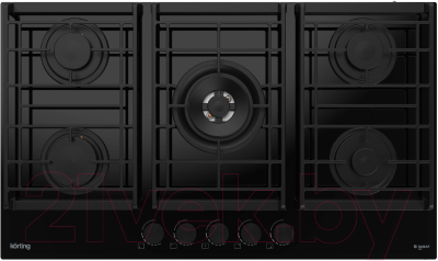 Газовая варочная панель Korting HGG 9955 CTN- фото