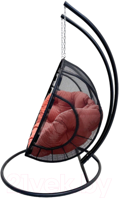 Кресло подвесное Craftmebelby Кокон Двойной Лайт с подушкой- фото2