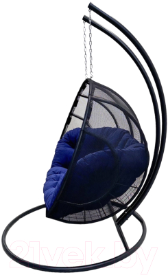 Кресло подвесное Craftmebelby Кокон Двойной Лайт с подушкой- фото2