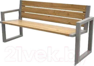 Скамья садовая Saniji С7 1700x400x900