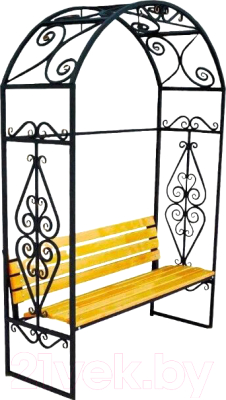 Скамья садовая Saniji С9 1700x1000x650