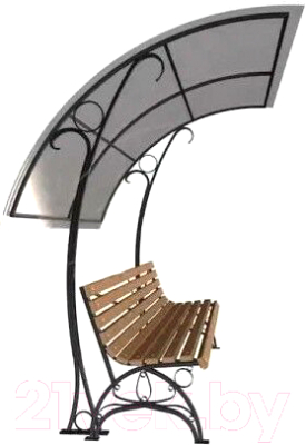 Скамья садовая Saniji С26 1700x1200x2000