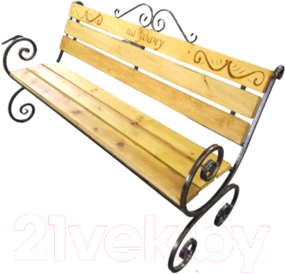 Скамья садовая Saniji На удачу С27 2000x800x900
