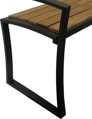 Скамья садовая Saniji С37 1600x480x465- фото3