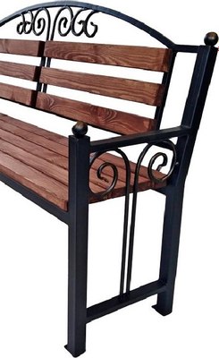 Скамья садовая Saniji С40 2000x400x950- фото2