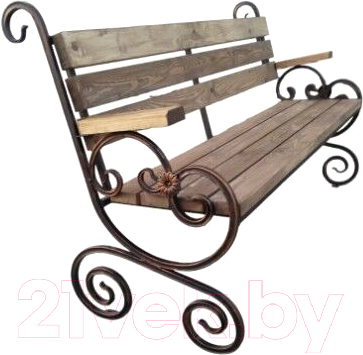 Скамья садовая Saniji С47 1700x400x900