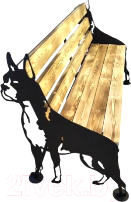 Скамья садовая Saniji Бульдог С56 1700x450x900