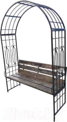 Скамья садовая Saniji Арка С65 2000x400x900