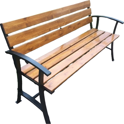 Скамья садовая Saniji С80 1600x400x900- фото