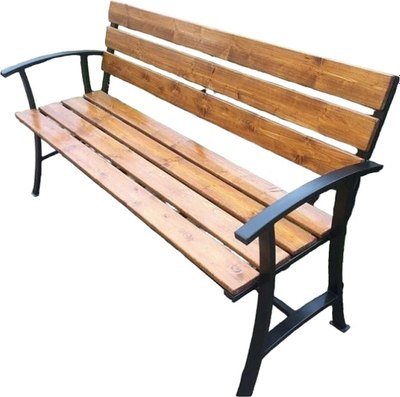 Скамья садовая Saniji С80 1600x400x900- фото2