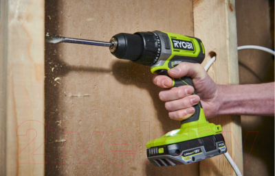 Аккумуляторная дрель-шуруповерт Ryobi HP RDD18-2C42S (5133005521)- фото4