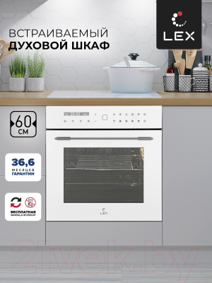 Электрический духовой шкаф Lex EDS 101 WH- фото6