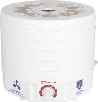 Сушилка для овощей и фруктов Sakura SA-7809W- фото