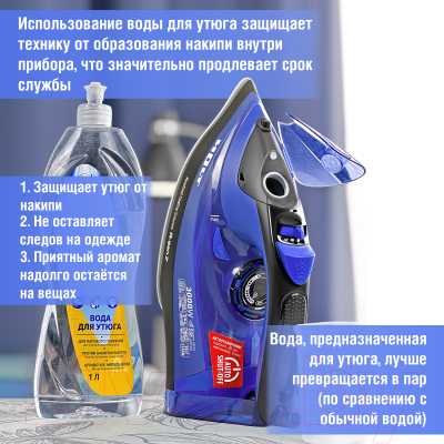 Утюг Holt HT-IR-015 (синий)- фото4