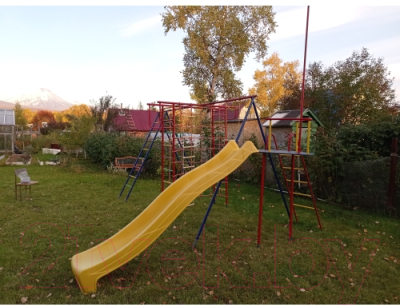 Опция к детской площадке Вертикаль Моряк с горкой- фото6