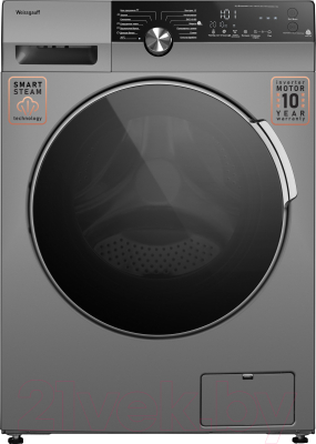 Стиральная машина Weissgauff WM 59412 DC Inverter Steam Silver- фото