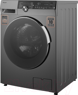 Стиральная машина Weissgauff WM 59412 DC Inverter Steam Silver- фото3