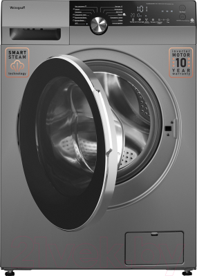 Стиральная машина Weissgauff WM 59412 DC Inverter Steam Silver- фото4