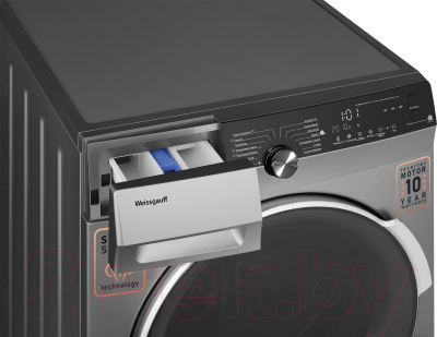 Стиральная машина Weissgauff WM 59412 DC Inverter Steam Silver- фото9
