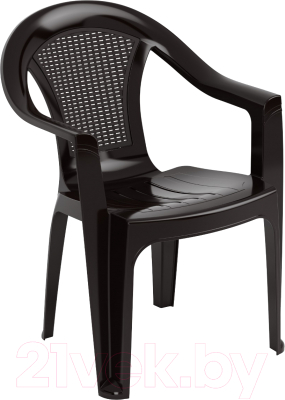 Стул пластиковый Альтернатива Плетенка / М8530- фото