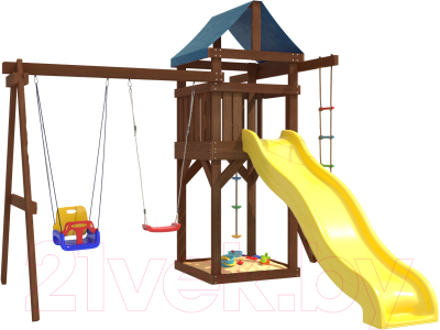 Игровой комплекс National Tree Company IgroWoods для улицы и дачи / ДП-5 Premium- фото